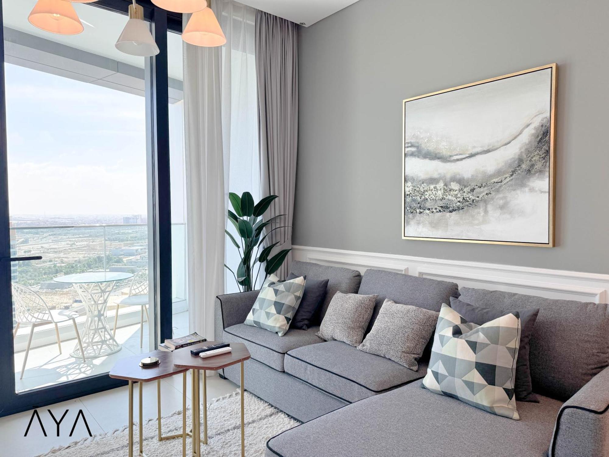 Jumeirah Gate Tower 1 - Stylish Apartment With Pool & City Views ดูไบ ภายนอก รูปภาพ
