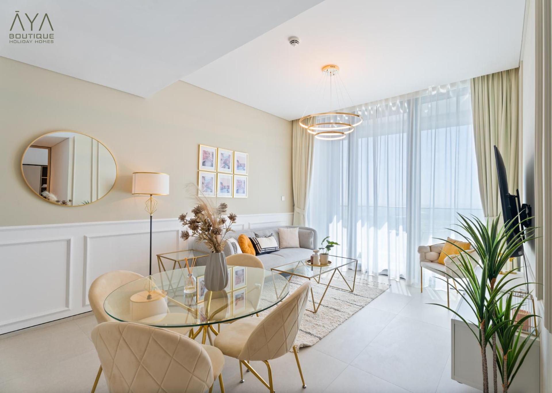Jumeirah Gate Tower 1 - Stylish Apartment With Pool & City Views ดูไบ ภายนอก รูปภาพ