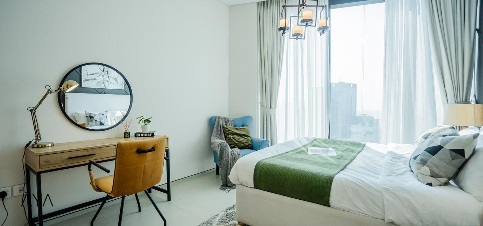 Jumeirah Gate Tower 1 - Stylish Apartment With Pool & City Views ดูไบ ภายนอก รูปภาพ