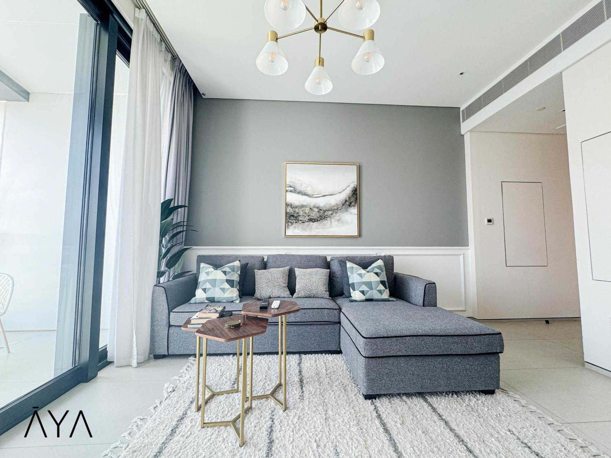 Jumeirah Gate Tower 1 - Stylish Apartment With Pool & City Views ดูไบ ภายนอก รูปภาพ