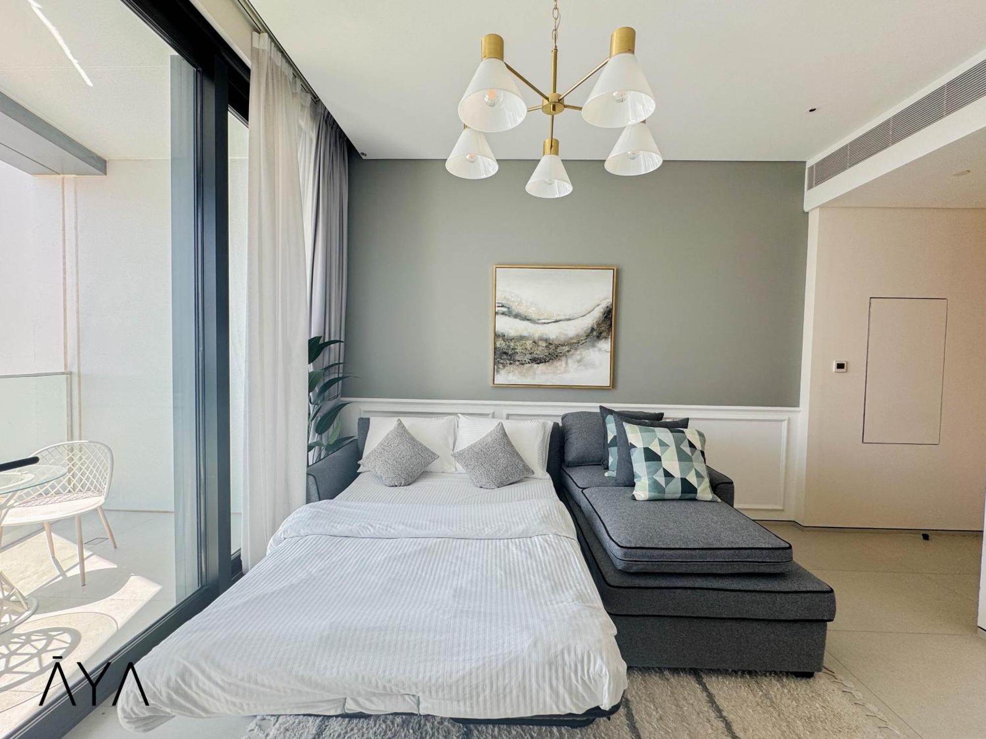 Jumeirah Gate Tower 1 - Stylish Apartment With Pool & City Views ดูไบ ภายนอก รูปภาพ